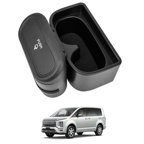 デリカD5 コンソールボックス ドリンクホルダー収納 カー用品 ゴミ箱 カー用品 アクセサリー DELICA D：5 カスタムパーツ 取付け簡単 車用収納ボックス 小物入れ キズ・汚れ防止 整理整頓(フロント部分)as f952e7f1