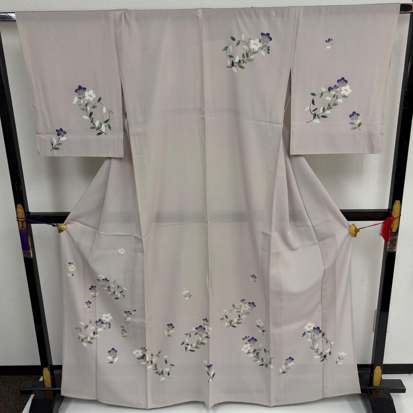 夏着物 絽 友禅 上品な染め 紋無し 正絹 着物 a-584 - メルカリ
