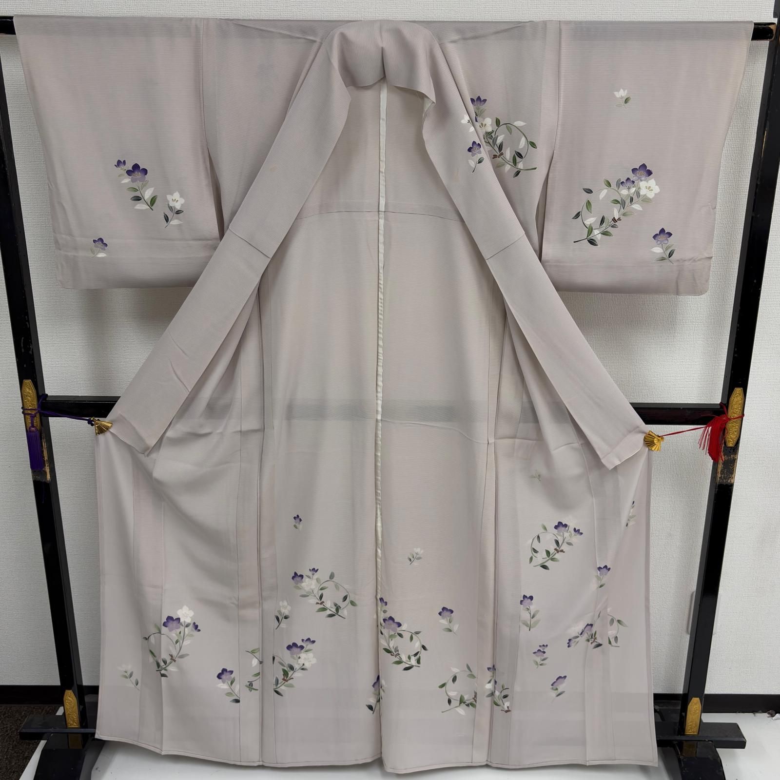 夏着物 絽 友禅 上品な染め 紋無し 正絹 着物 a-584 - メルカリ
