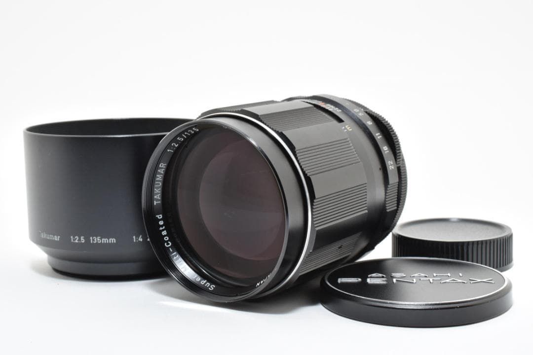 SMC Takumar 135mm F2.5 純正フード付 C192