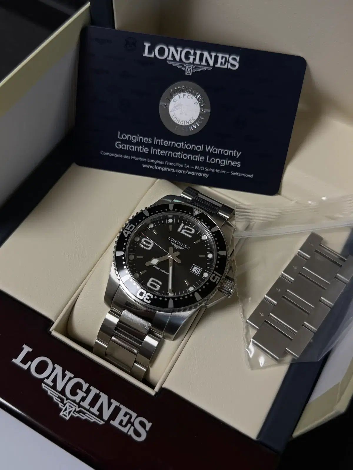 LONGINES ロンジン ハイドロ コンクエスト 41mm クオーツ 出品