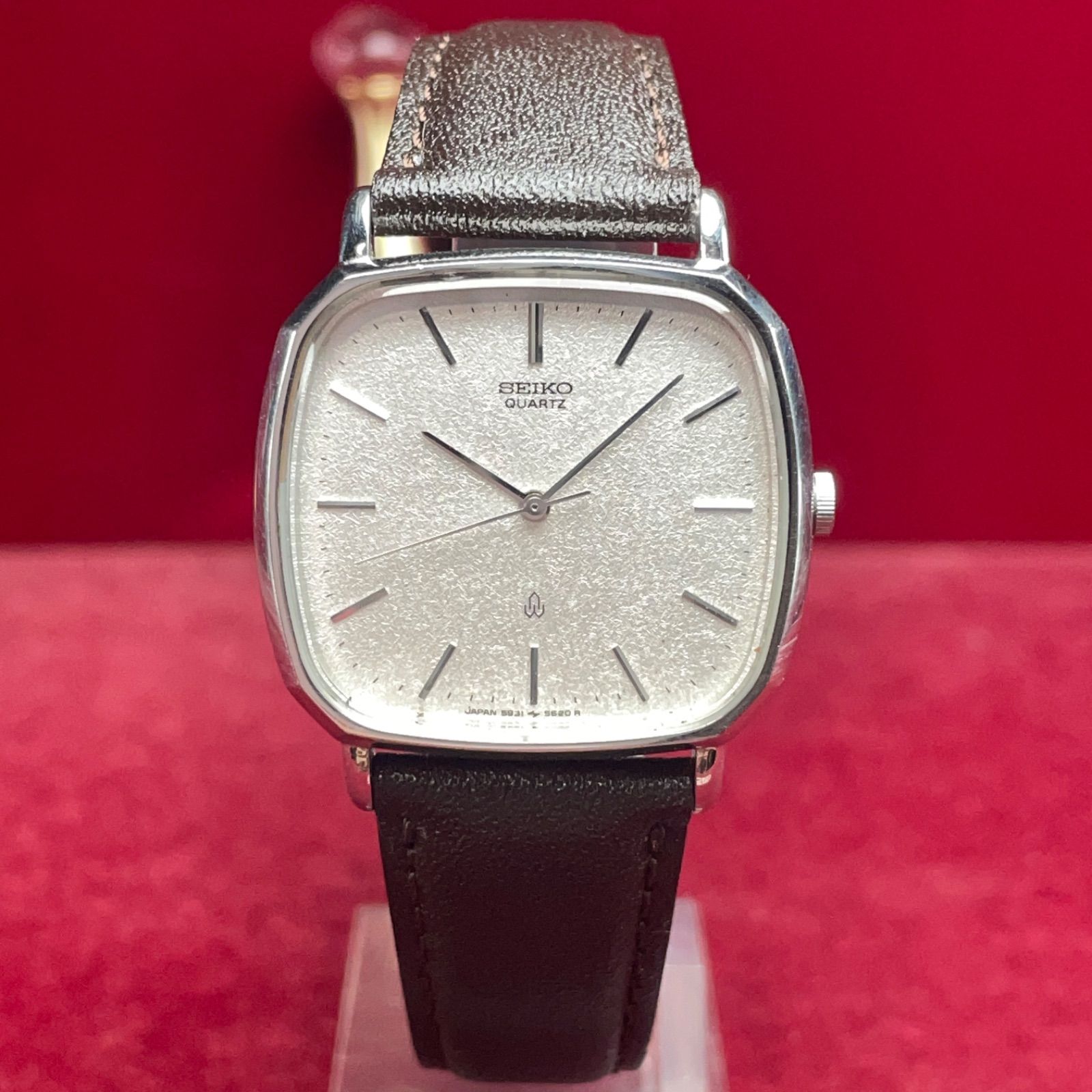 未来技術遺産】SEIKO セイコー シャリオ クォーツ 1981年 梨地 稼働