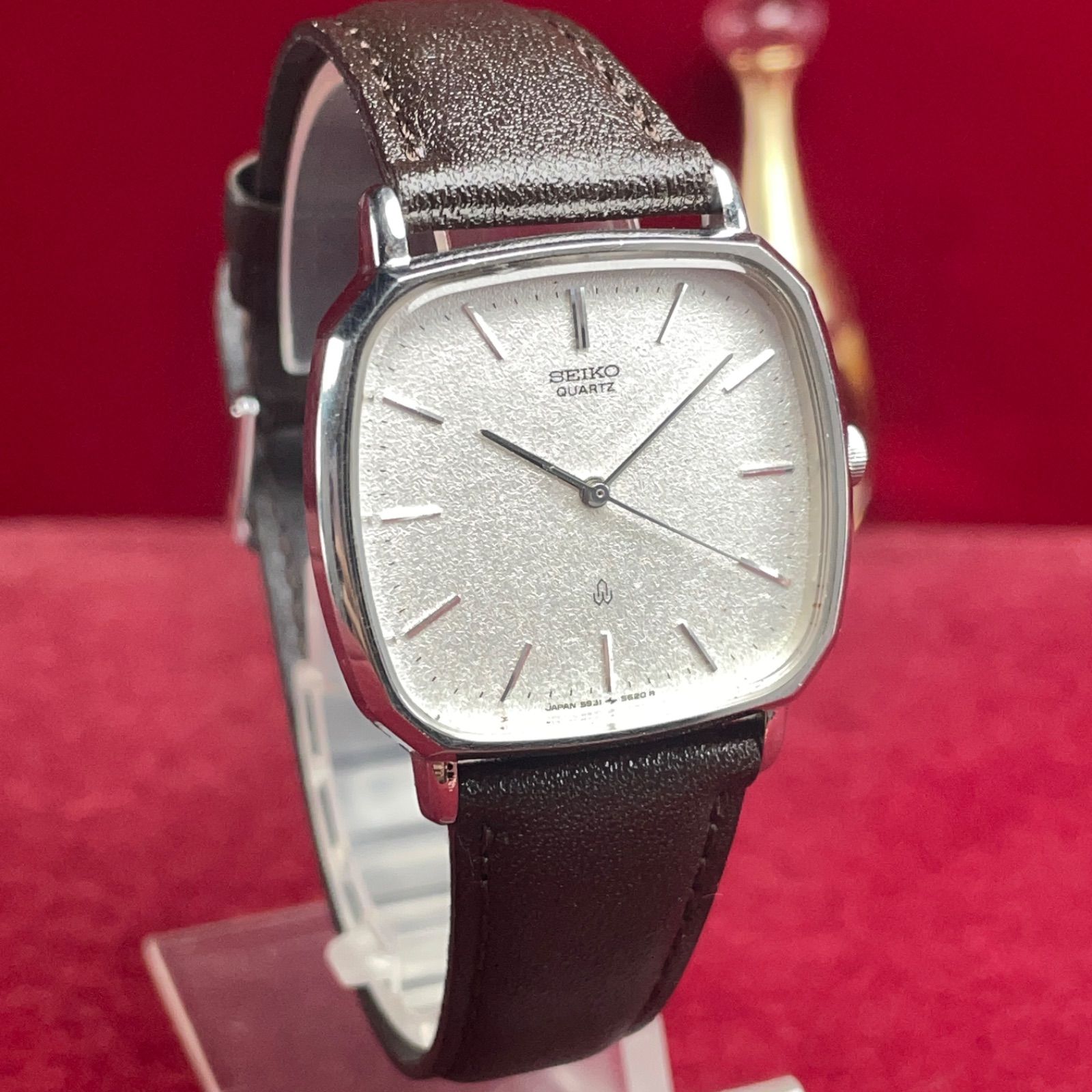 未来技術遺産】SEIKO セイコー シャリオ クォーツ 1981年 梨地 稼働