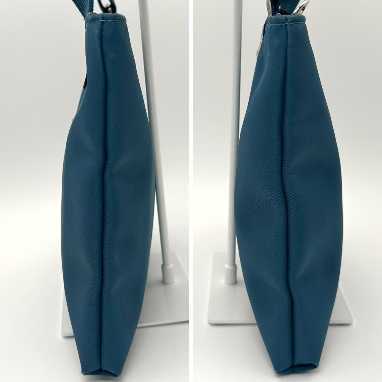 B5711】 Longchamp ロンシャン ショルダーバッグ ナイロン ブルー
