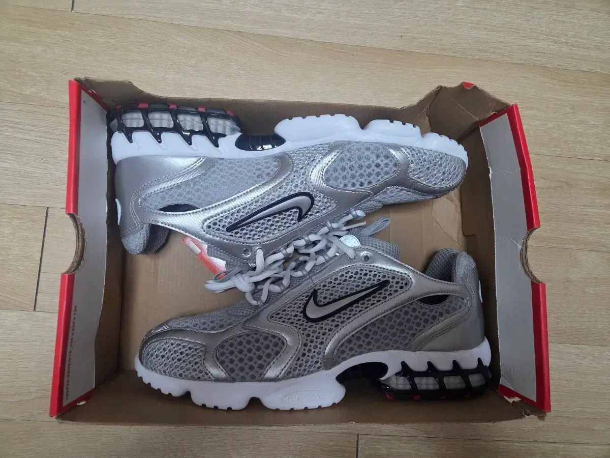 正規品 未開封) NIKE エア ズーム スピリドン ケージ 2 メタリック シルバー 29.5cm