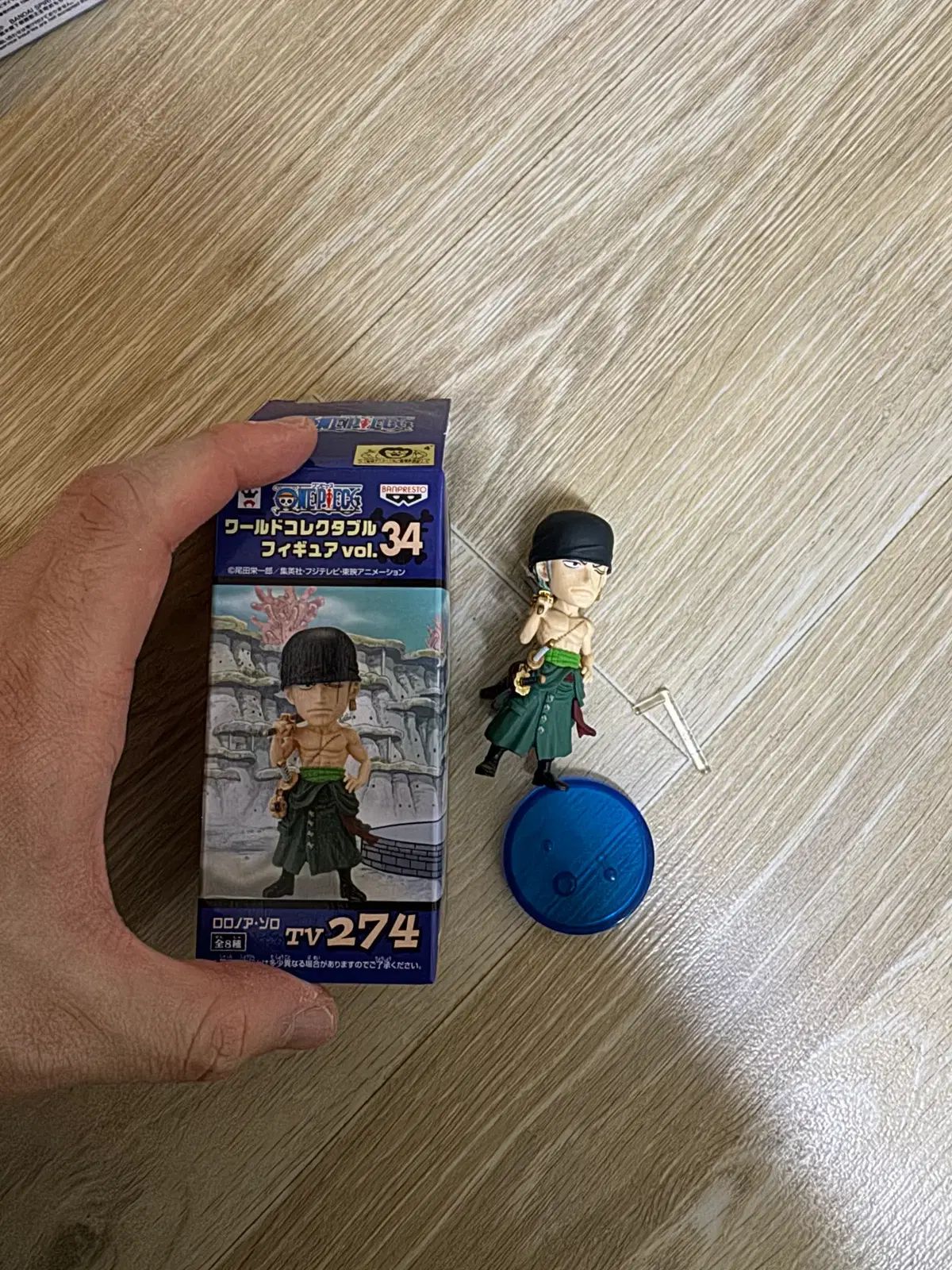 中古 ワンピース ワールドコレクタブル 월콜 TVシリーズ 34탄 롤로ノア ゾロ