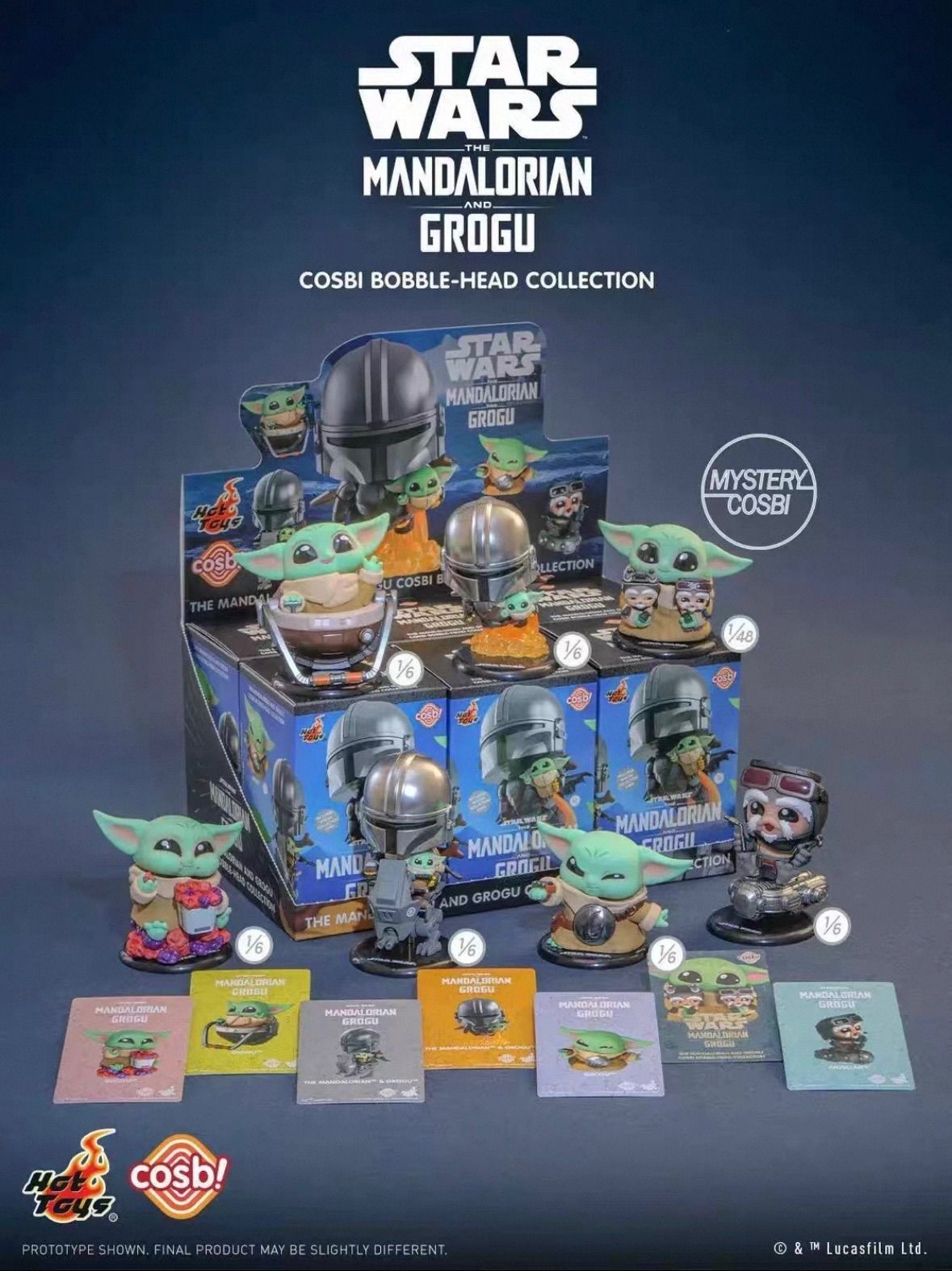 COSBI マンダロリアン　グローグー AT-RT フィギュア　内袋未開封　5種 割引クーポン】 6種セット 海外限定 スターウォーズ マンダロリアン