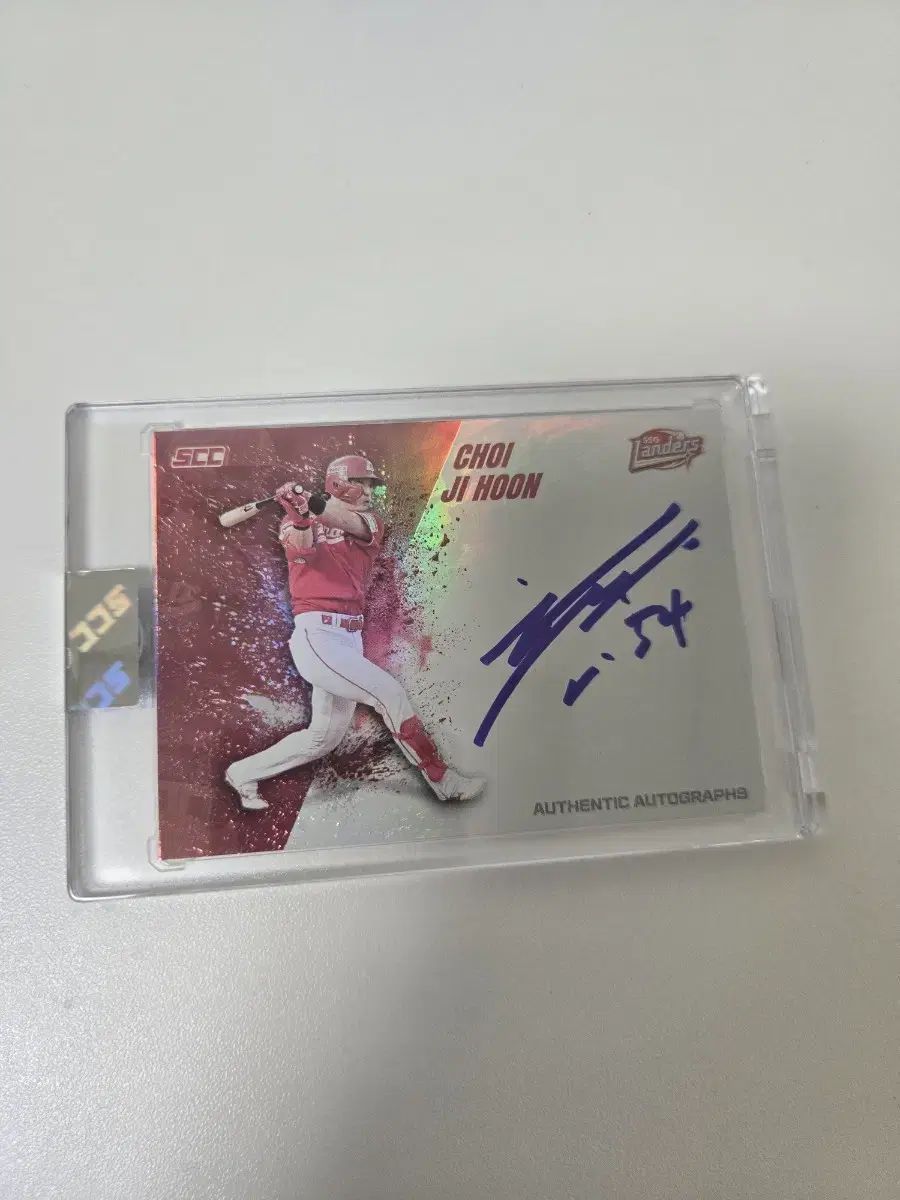 KCCF KBOカード SSG LANDERS CHOI JI HOON(チェ・ジフン) 崔知訓 オートカード (サイン入りカード) 11,473円