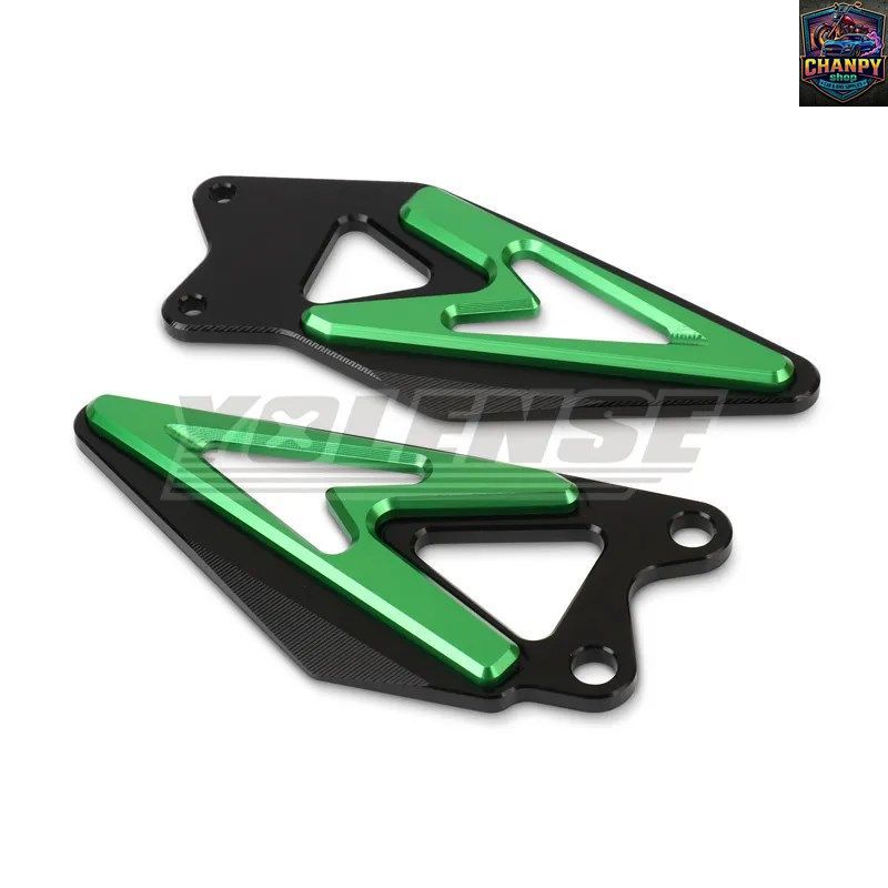 オートバイ用ペダルガード リアペダルガード ヒールプレート 装飾品 ZX-6R ZX6R 2019-2025