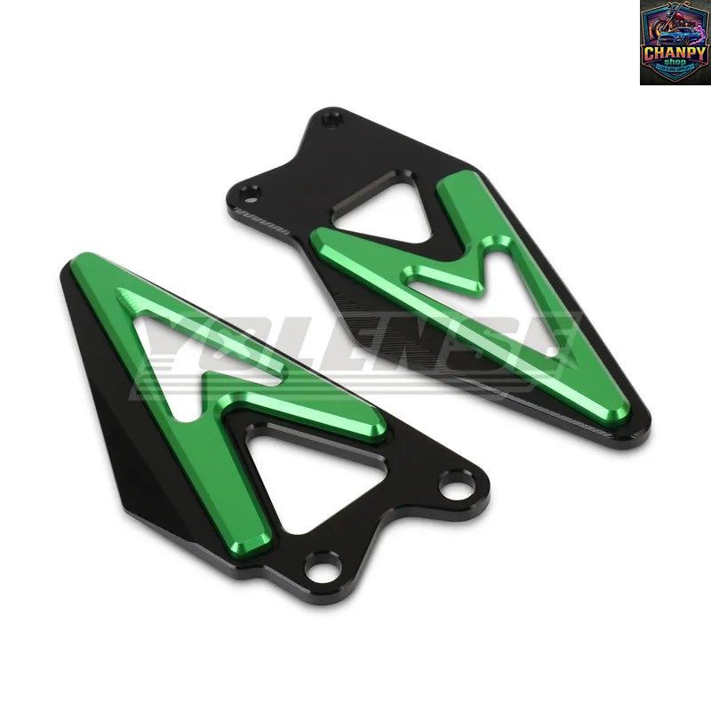 オートバイ用ペダルガード リアペダルガード ヒールプレート 装飾品 ZX-6R ZX6R 2019-2025