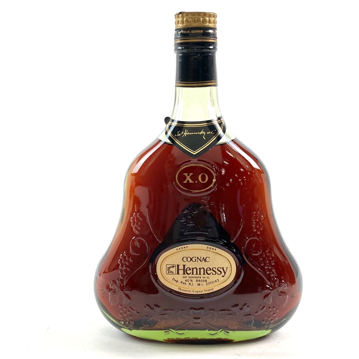 ヘネシー Hennessy XO 金キャップ グリーンボトル 700ml ブランデー コニャック 【古酒】