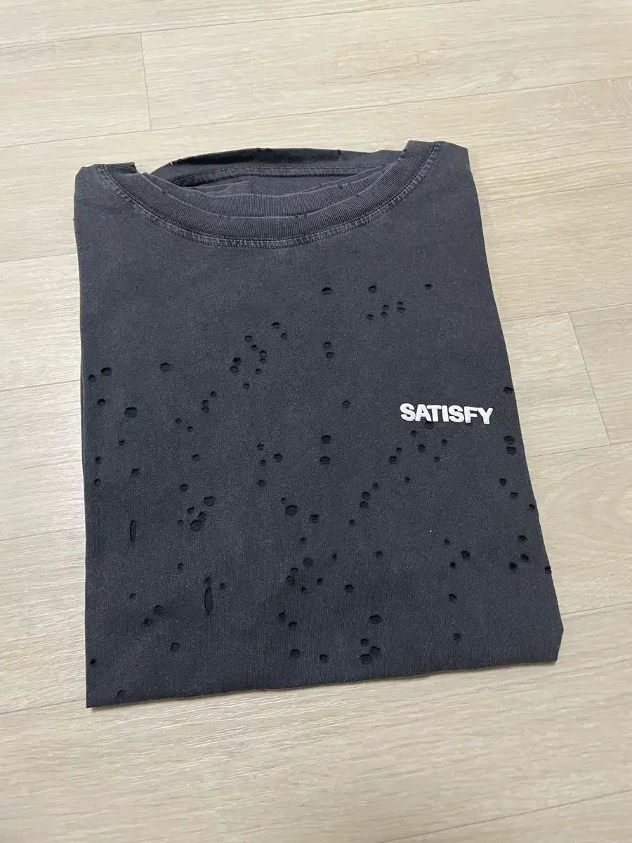 XS セティスファイ ウール モステック 半袖 Tシャツ エイジド ブラック