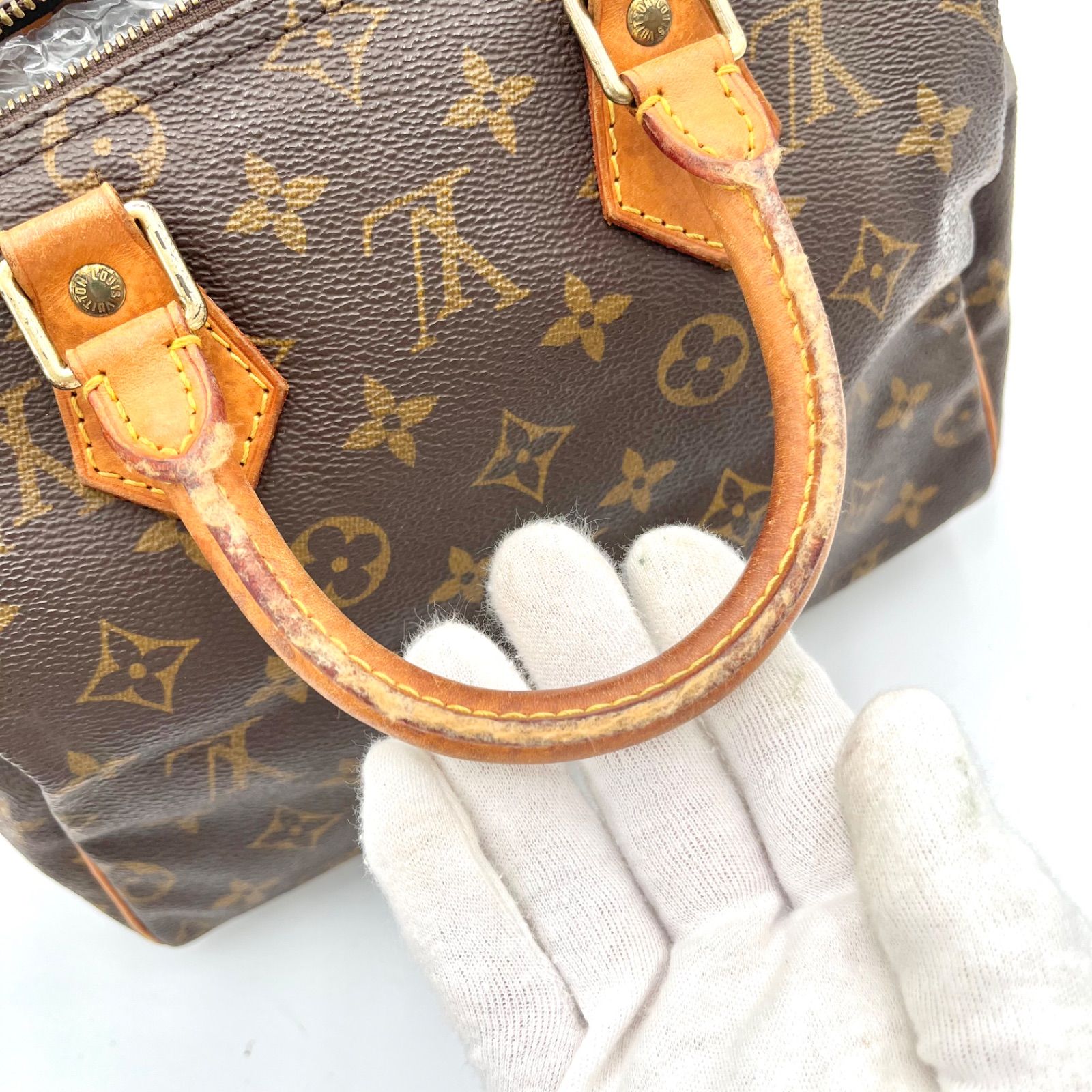 良品◎LOUIS VUITTON ルイヴィトン モノグラム スピーディ25 ミニ 