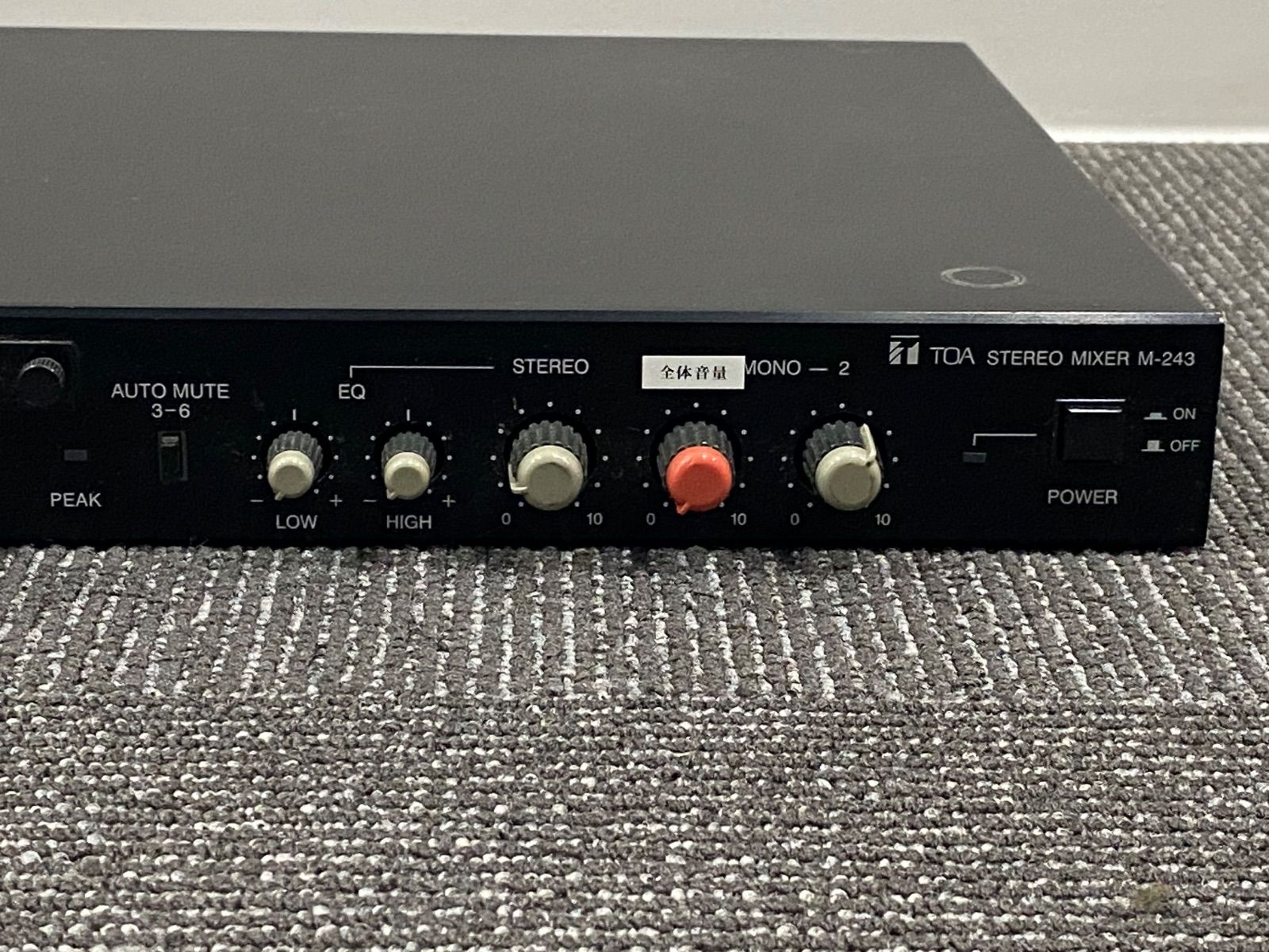 TOA ステレオミキサー M-243 - メルカリ