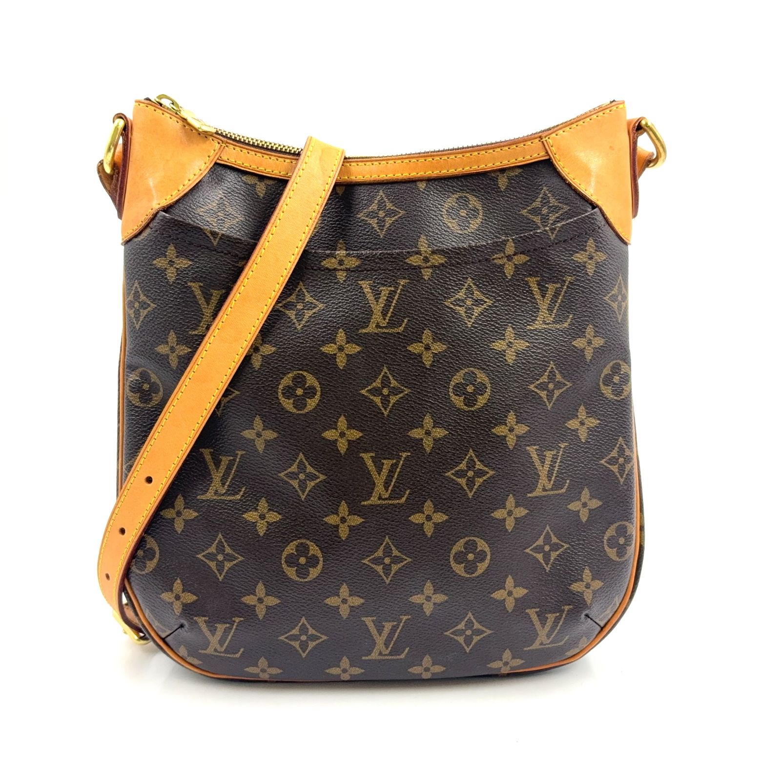 【新着】LOUIS VUITTON オデオンPM モノグラム モノグラム レザー、PVC ブラウン、ライトブラウン ショルダーバッグ ゴールド M56390