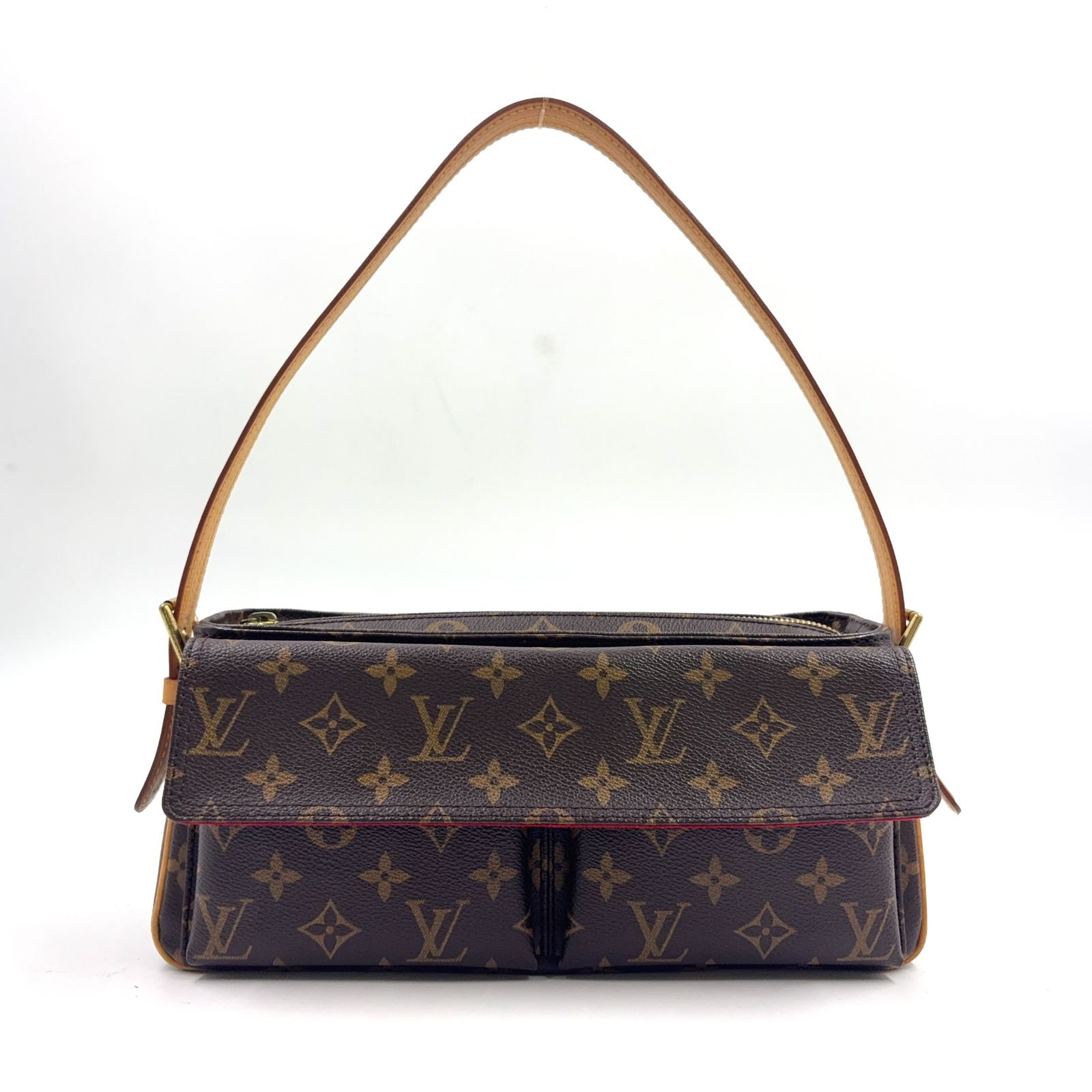 新着】LOUIS VUITTON ヴィバシテMM モノグラム モノグラム レザー、PVC