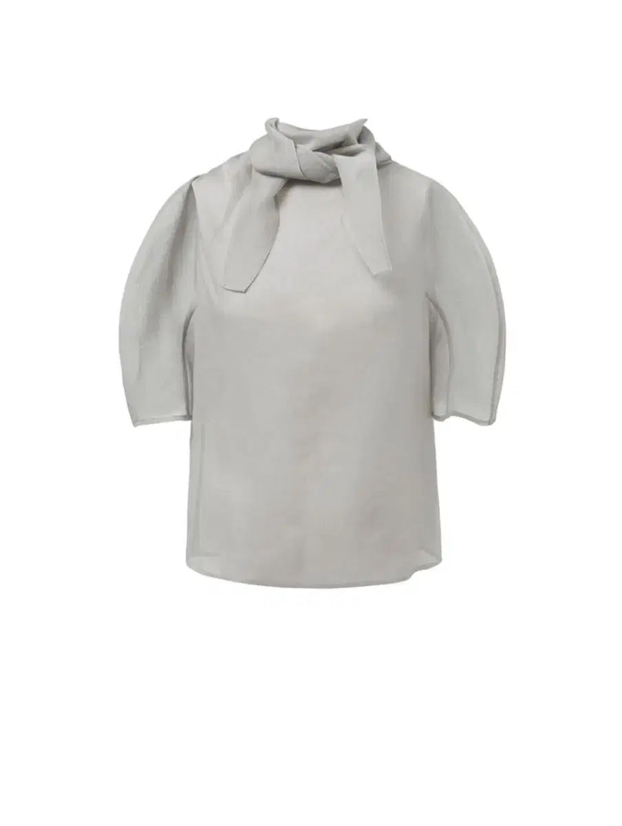 アモーメント knotted collar top blouse 차장원 ブラウス