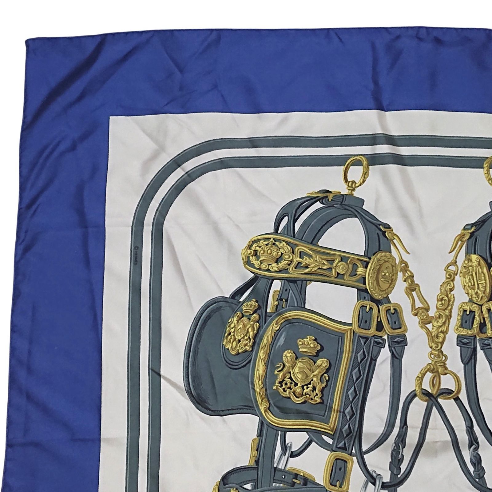 HERMES エルメス カレ90 Brides de Gala ブリッドドゥガラ シルク