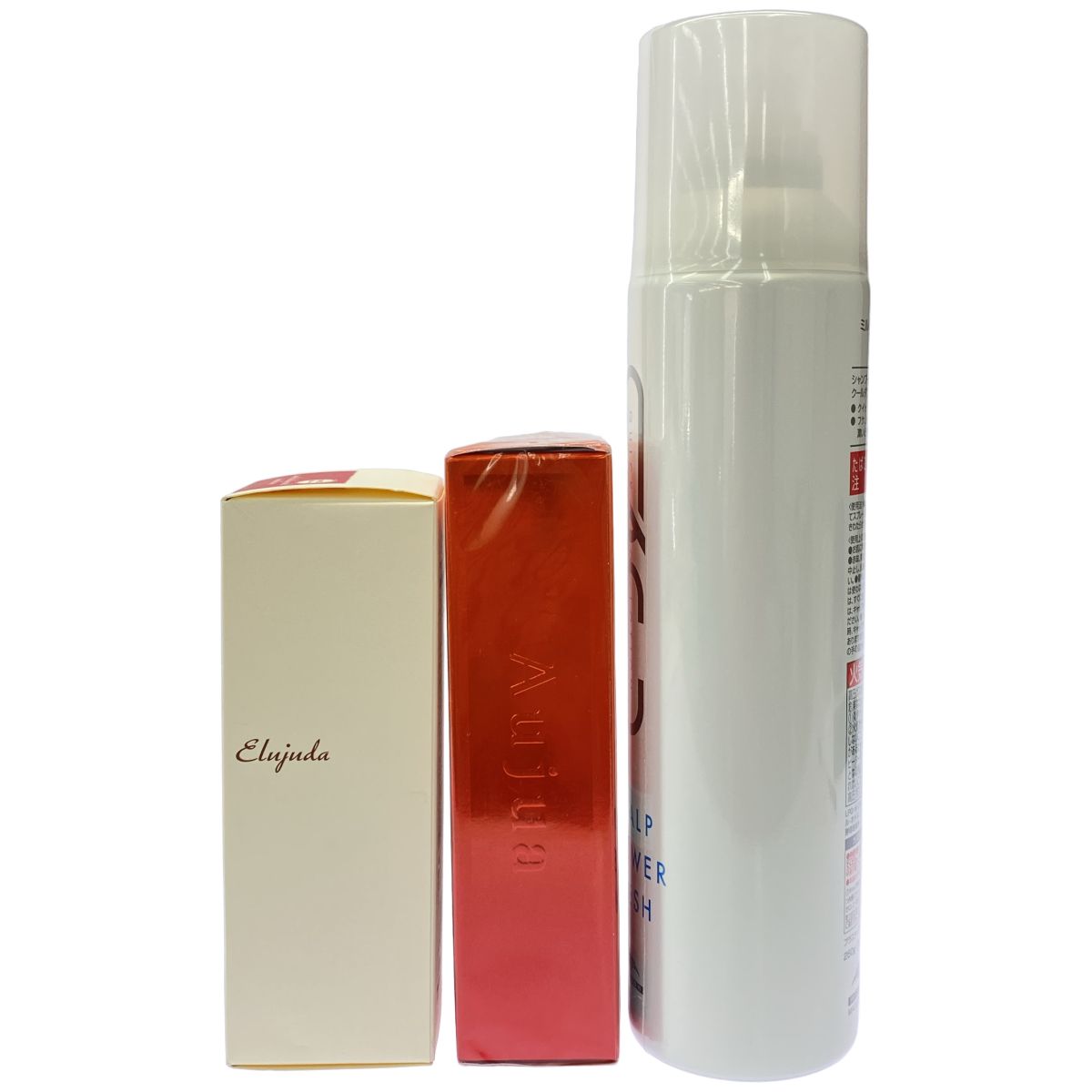 Z000 ミルボン QC スキャルプシャワー フレッシュ 250g & オージュア AQ セラムV 100mL & エルジューダ サントリートメント エマルジョン 120g 計3本セット　ラスト1点！