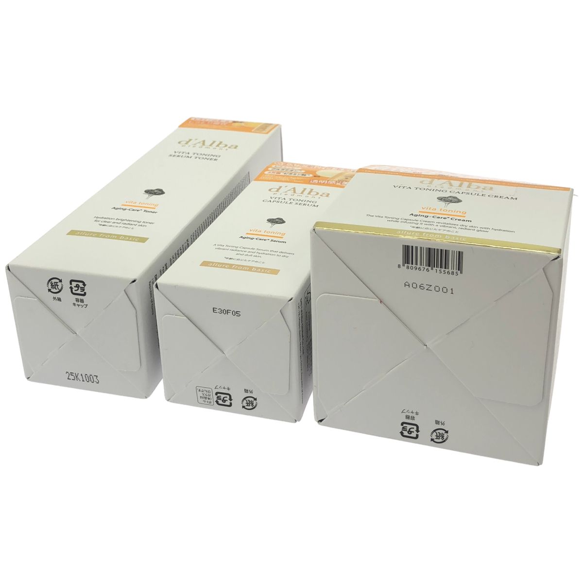 Z000 ダルバ Vセラムトナー 180ml & VTCセラム 50ml & VTCクリーム 55g 計3個セット ラスト1点! Z000 ダルバ Vセラムトナー 180ml & VTCセラム 50ml & VTCクリーム 55g 計3個セット ラスト1点!