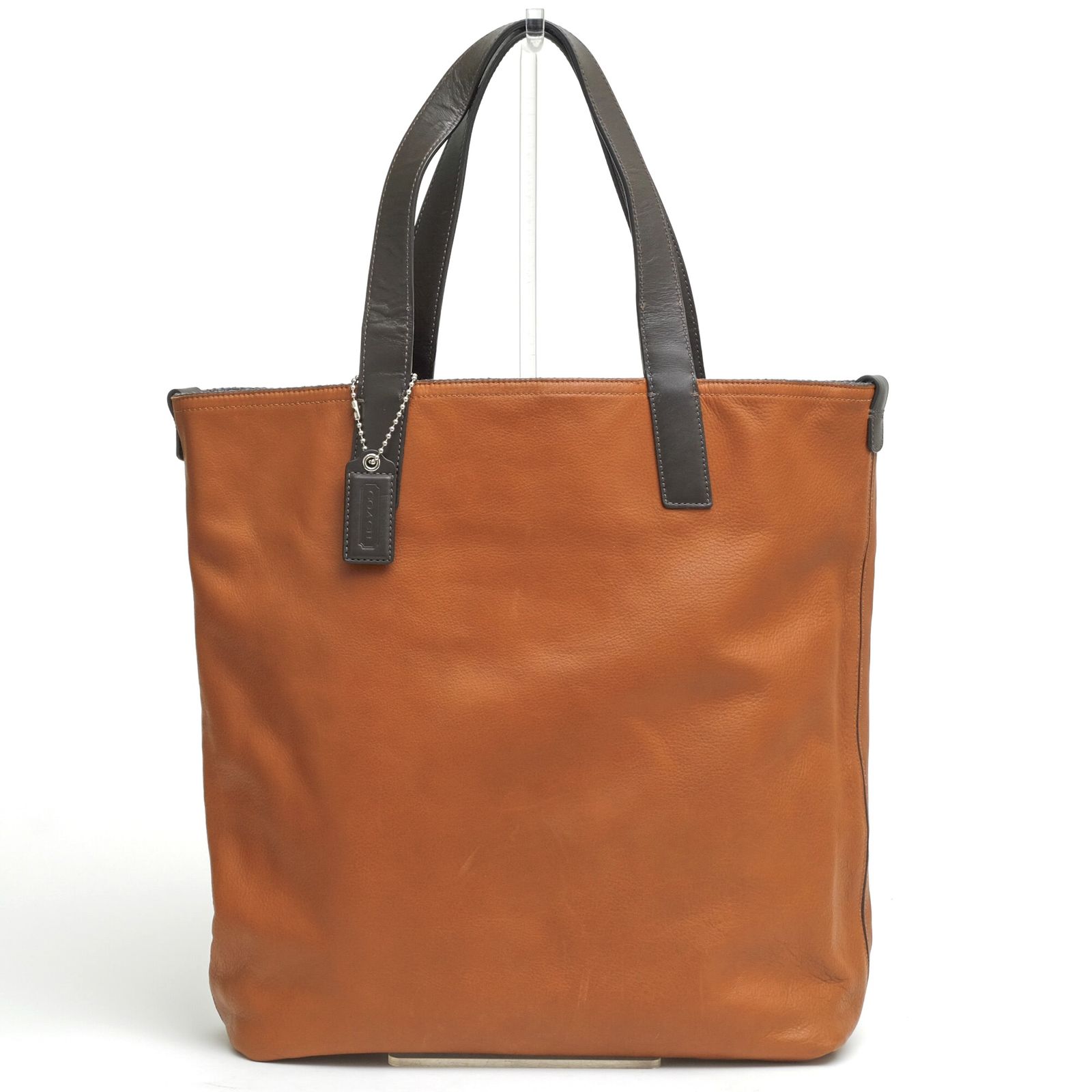 コーチ／COACH バッグ トートバッグ 鞄 ハンドバッグ メンズ 男性 男性用 ウール 毛 レザー 革 ブラウン 茶 70542 プリンテッド ウール リバーシブル トート X シボ革 シュリンクレザー 肩掛け ワンショルダーバッグ リバーシブル