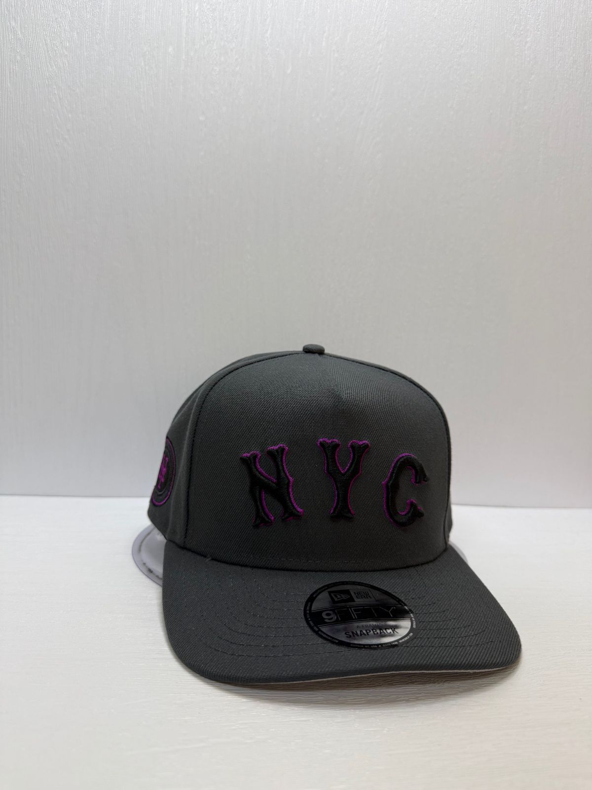 ニューエラ ニューヨークメッツ NYC 9fifty A-FRAME スナップバックキャップ ダークグレーカラー