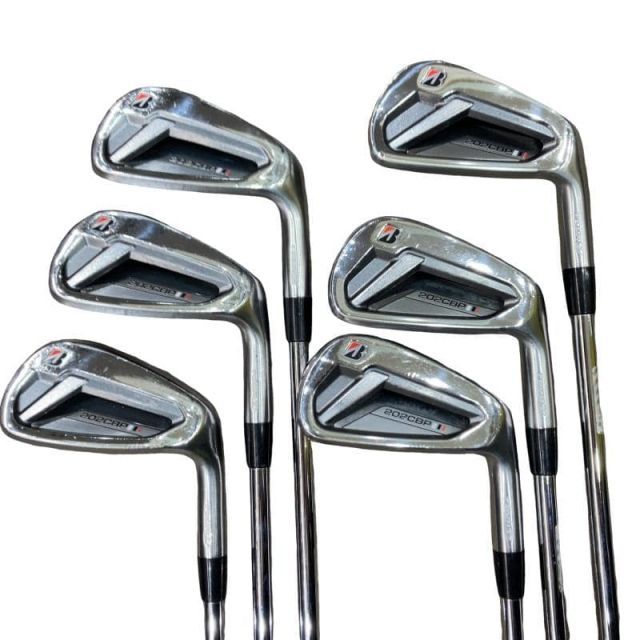 【中古】 ブリヂストン TOUR B 202CBP 6S アイアンセット IR 純正特注シャフト (フレックスR) メンズ 男性用 右利き 右用 Cランク ゴルフクラブ