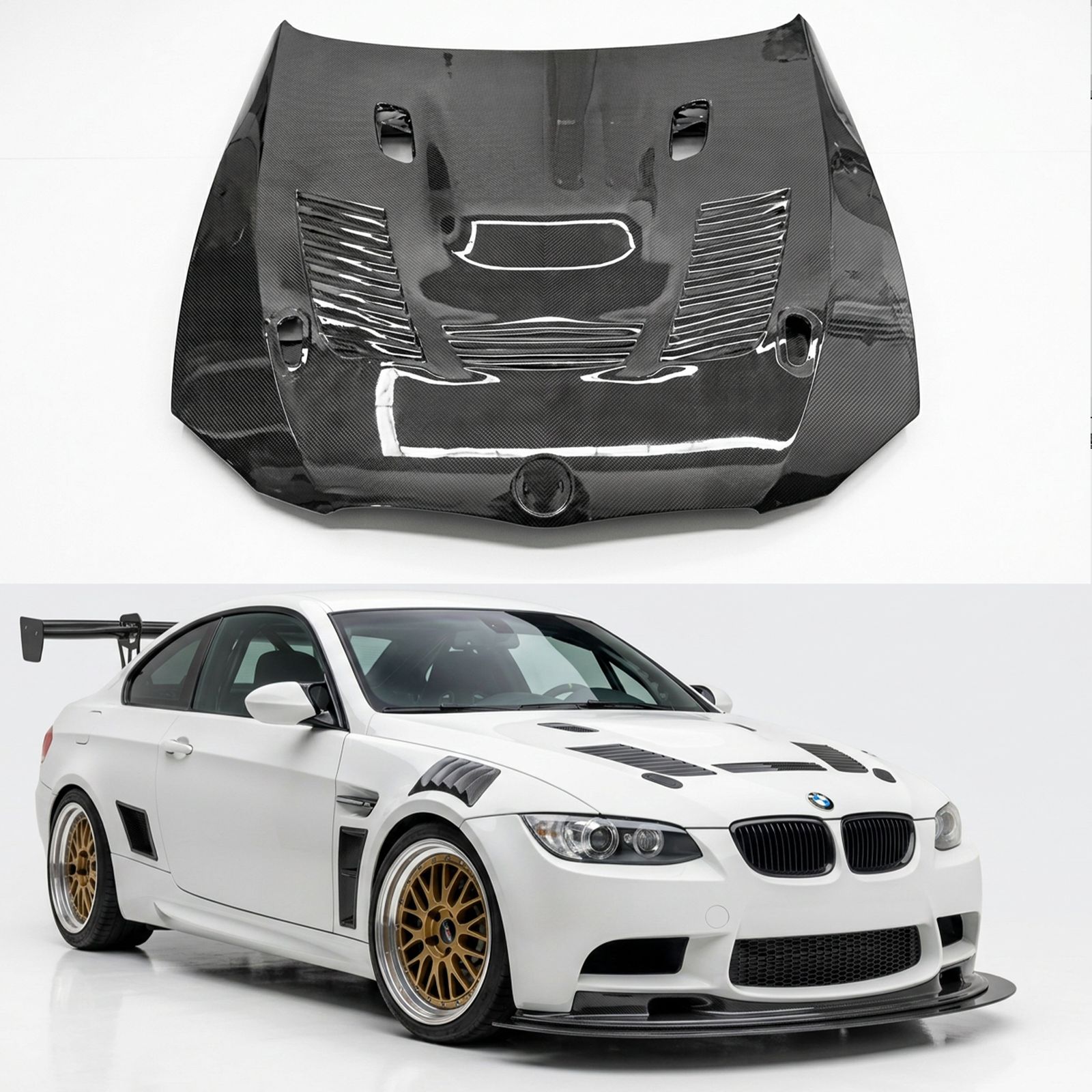 CARBONTECH™ ドライカーボン ボンネット - BMW 3シリーズ E92 / E93