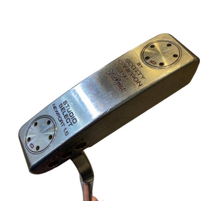 【中古】 タイトリスト SCOTTY CAMERON STUDIO SELECT NEWPORT 1.5 35インチ(10g) パター PT スチール (フレックスその他) メンズ 男性用 右利き 右用 Cランク ゴルフクラブ