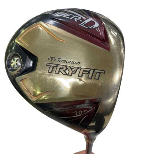 【中古】 ゴルフプランナー TOBUNDA TRY FIT SUPER D(2016) GOLD 10.5° ドライバー DR TF306d (フレックスR) メンズ 男性用 右利き 右用 Dランク ゴルフクラブ