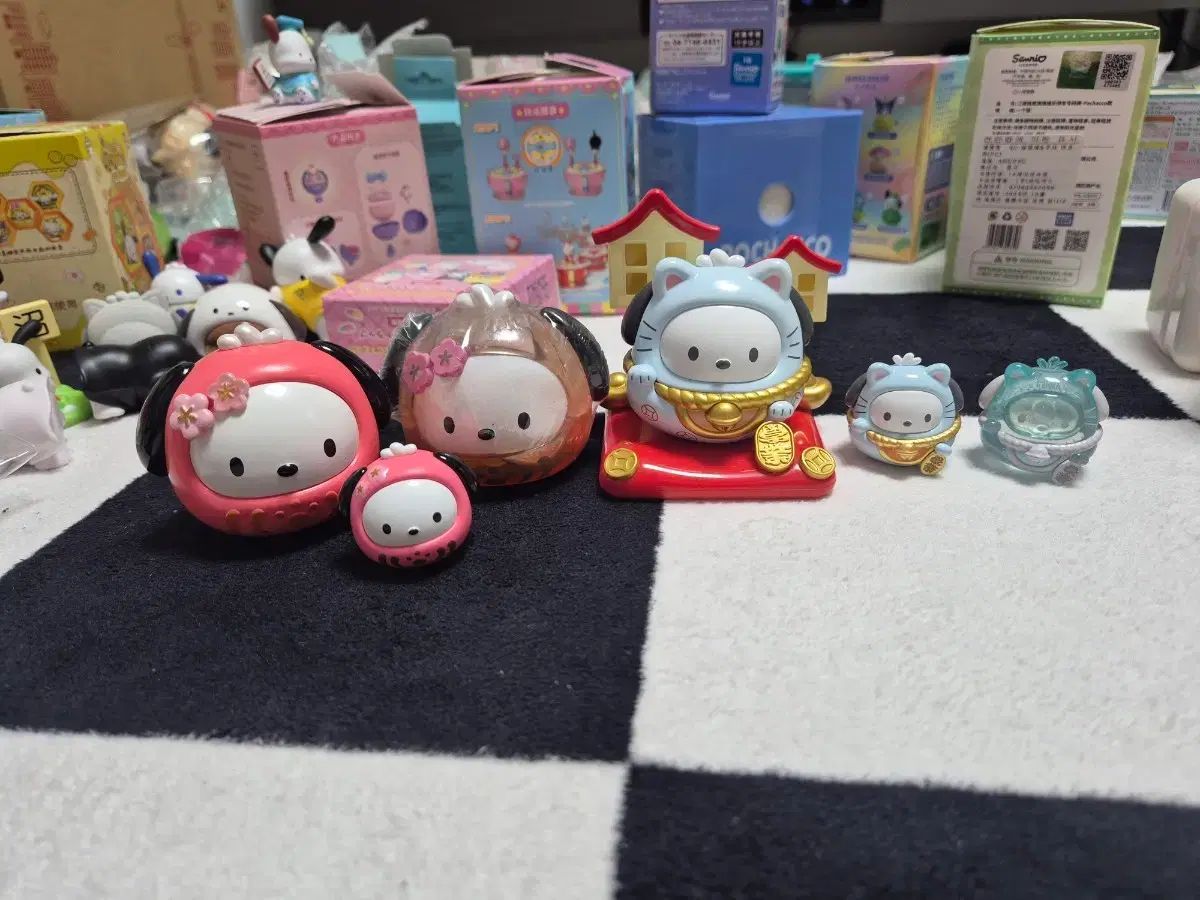 TOPTOY ポチャッコ だるま 招き猫 フィギュア 香港版 含む