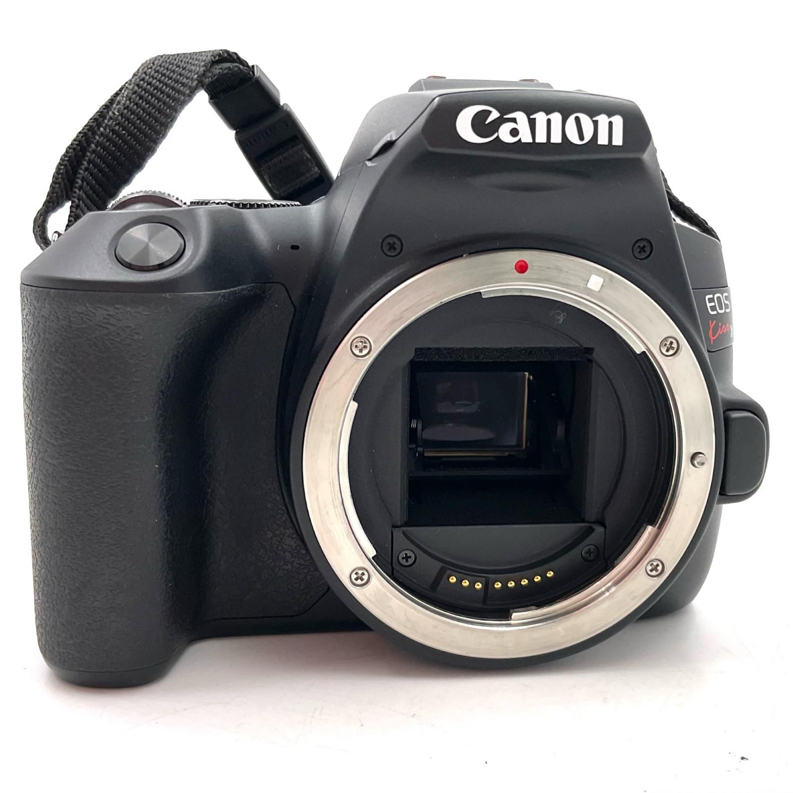 【全額返金保証】【最速発送】Canon デジタル一眼 EOS Kiss X10 EF-S18-55 IS STM レンズキット [ブラック] 美品 動作確認済