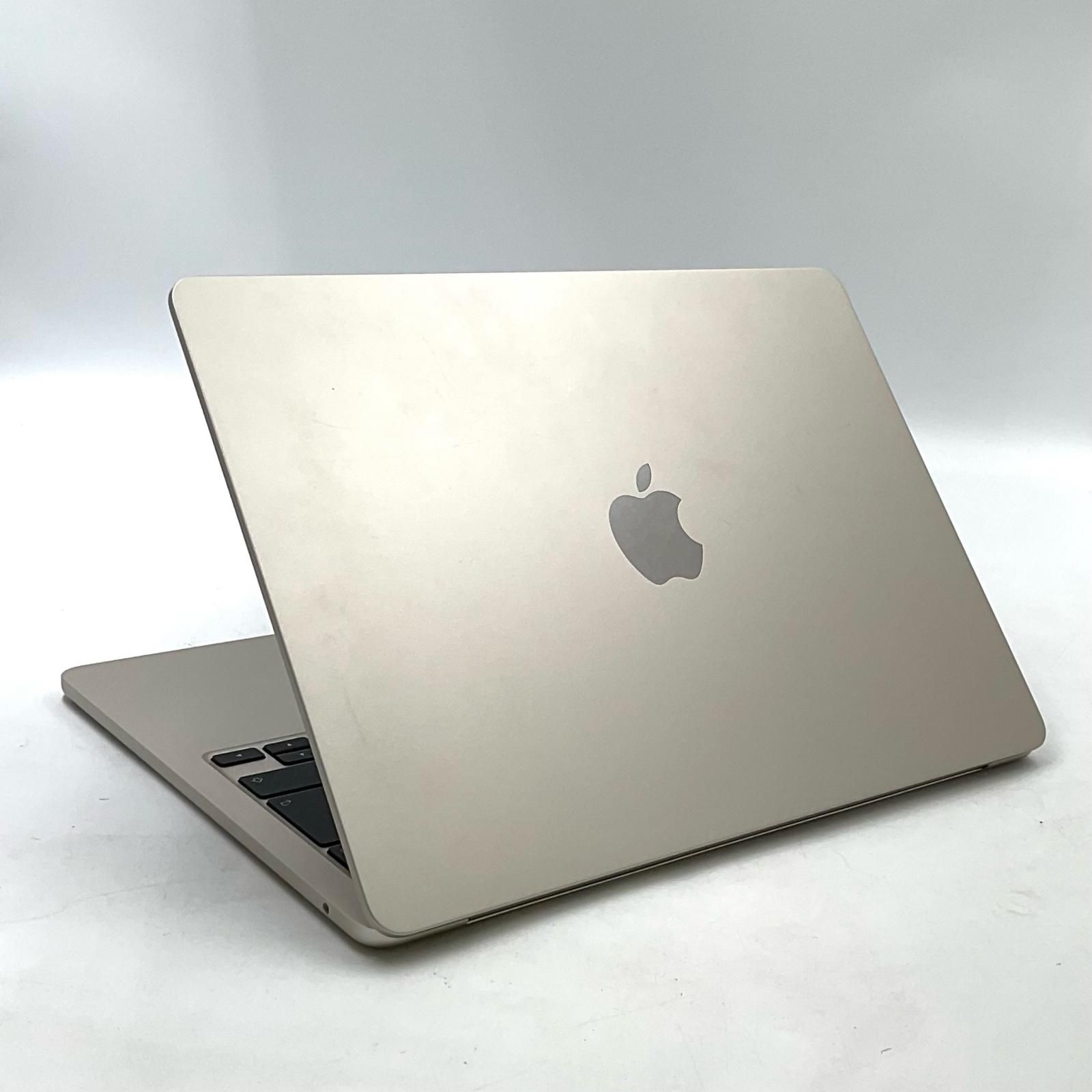 【全額返金保証】【最速発送】Apple MacBook Air 13インチ 2022 Apple M2 16GB 256GB スターライト 96% 美品 動作確認済
