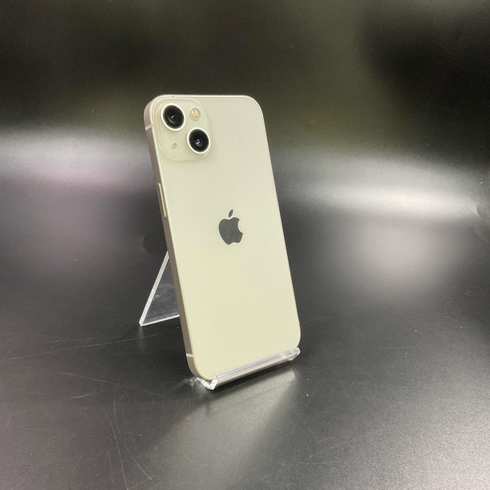 【全額返金保証】【最速発送】 iPhone 13 512GB スターライト docomo SIMフリー 白ロム 動作確認済 78%
