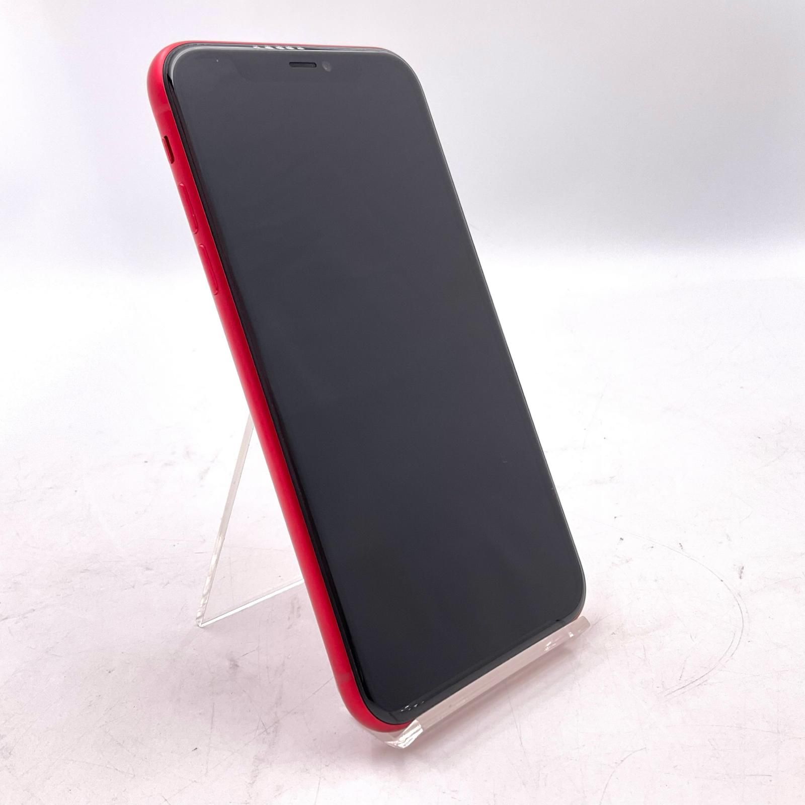 iPhone 11 64GB レッド SIMフリー 白ロム 動作確認済 - メルカリ