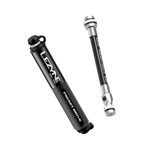 LEZYNE(レザイン) 自転車 ポンプ・空気入れ ポケットサイズの軽量ハンドポンプ [ポケットドライブ POCKET DRIVE LOADED] 仏式 米式 【日本正規品】Ju