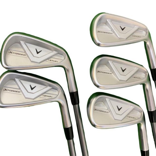【中古】 キャロウェイ X FORGED STAR(2026) 5S アイアンセット IR 純正特注シャフト (フレックスR) メンズ 男性用 右利き 右用 Bランク ゴルフクラブ