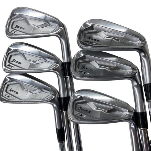 【中古】 ダンロップ SRIXON ZX7 Mk II 6S アイアンセット IR Dynamic Gold D.S.T (フレックスS) メンズ 男性用 右利き 右用 Cランク ゴルフクラブ