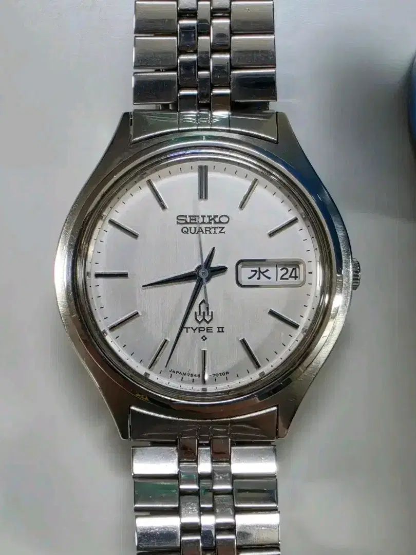 77年 ヴィンテージ SEIKO クオーツ TYPE II リスト ウォッチ 7546-7010