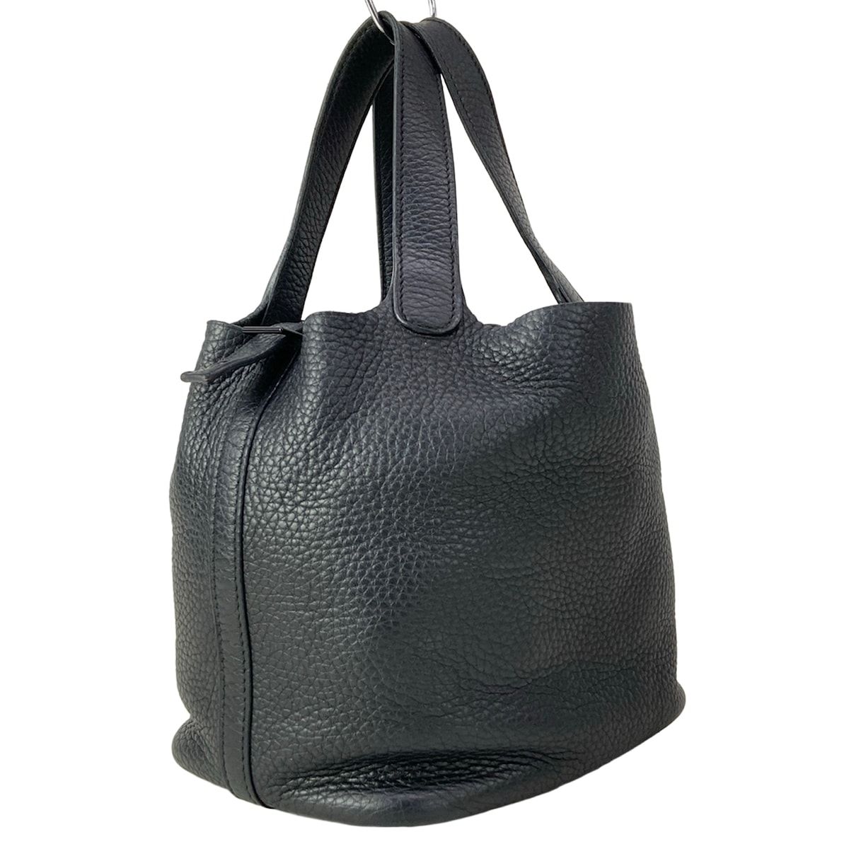 HERMES(エルメス) ハンドバッグ ピコタンロックPM 黒 ブラック金具/モノクローム/ソーブラック