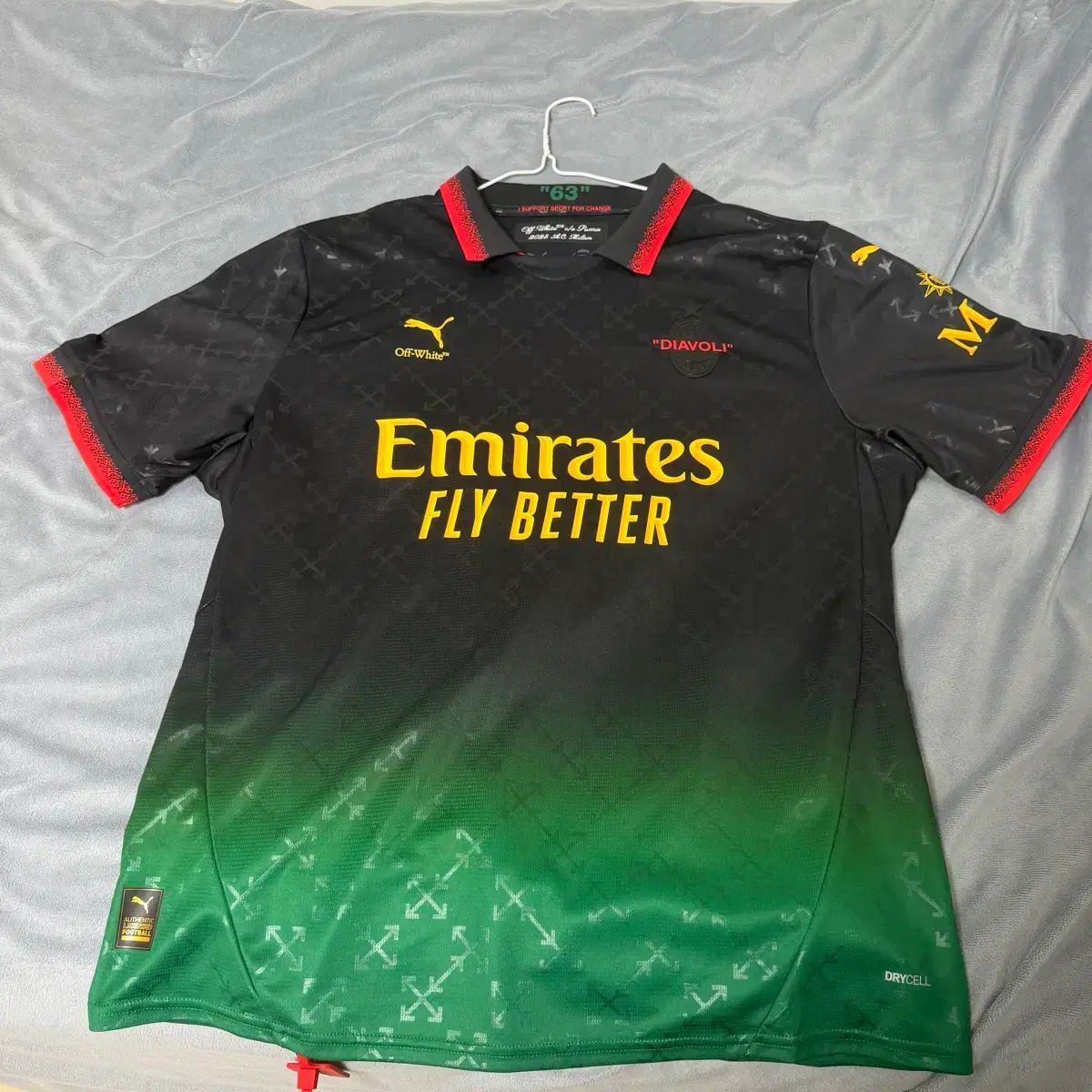 23-24 4th acミラン オフホワイト Tシャツ ダニー・メンデス 海外 XL 28,562円