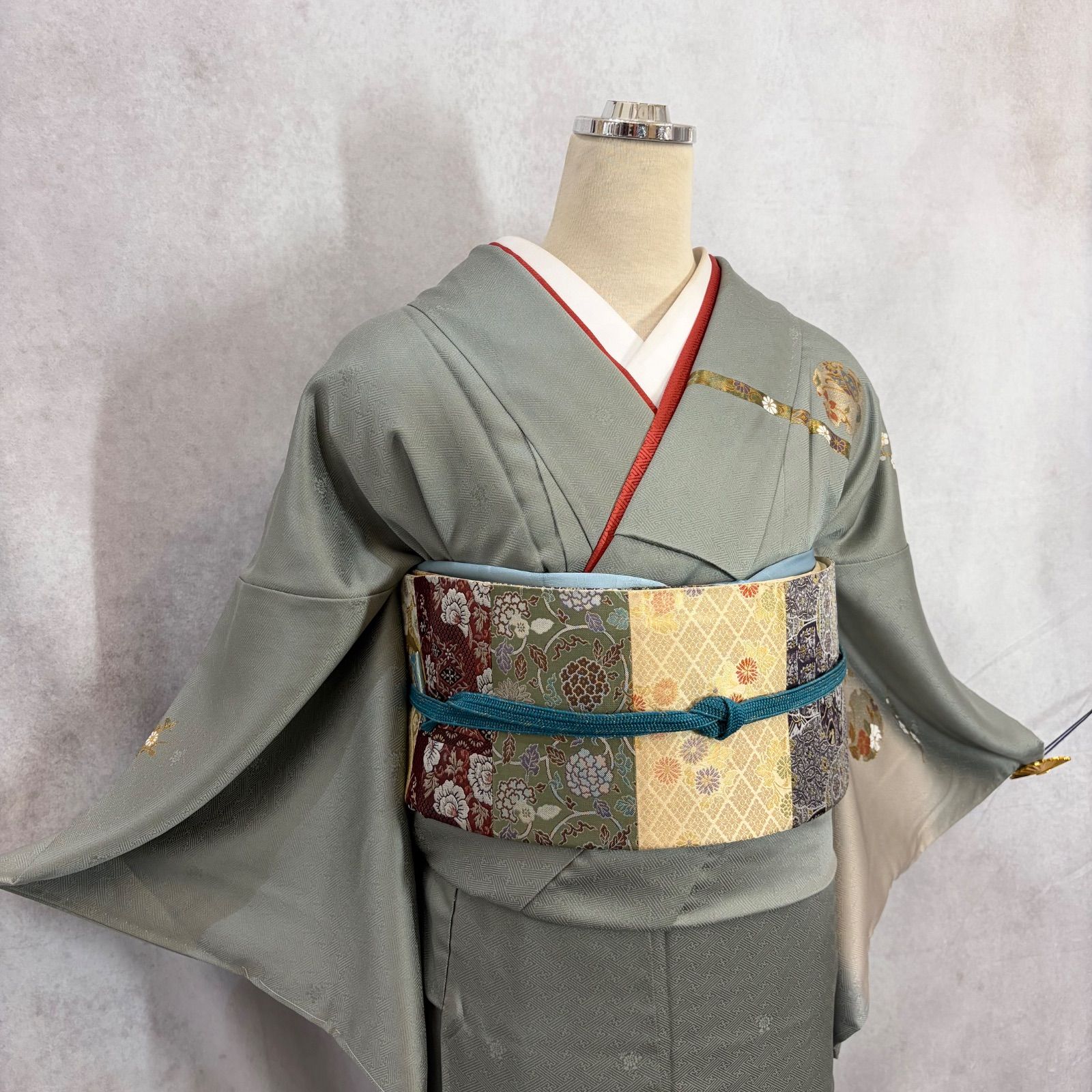訪問着5点フルセット 袋帯 着物 正絹 okt - メルカリ