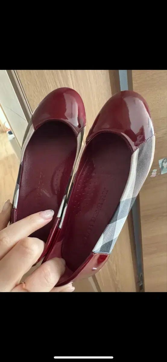 バーバリーキッズ チェック 靴 32サイズ