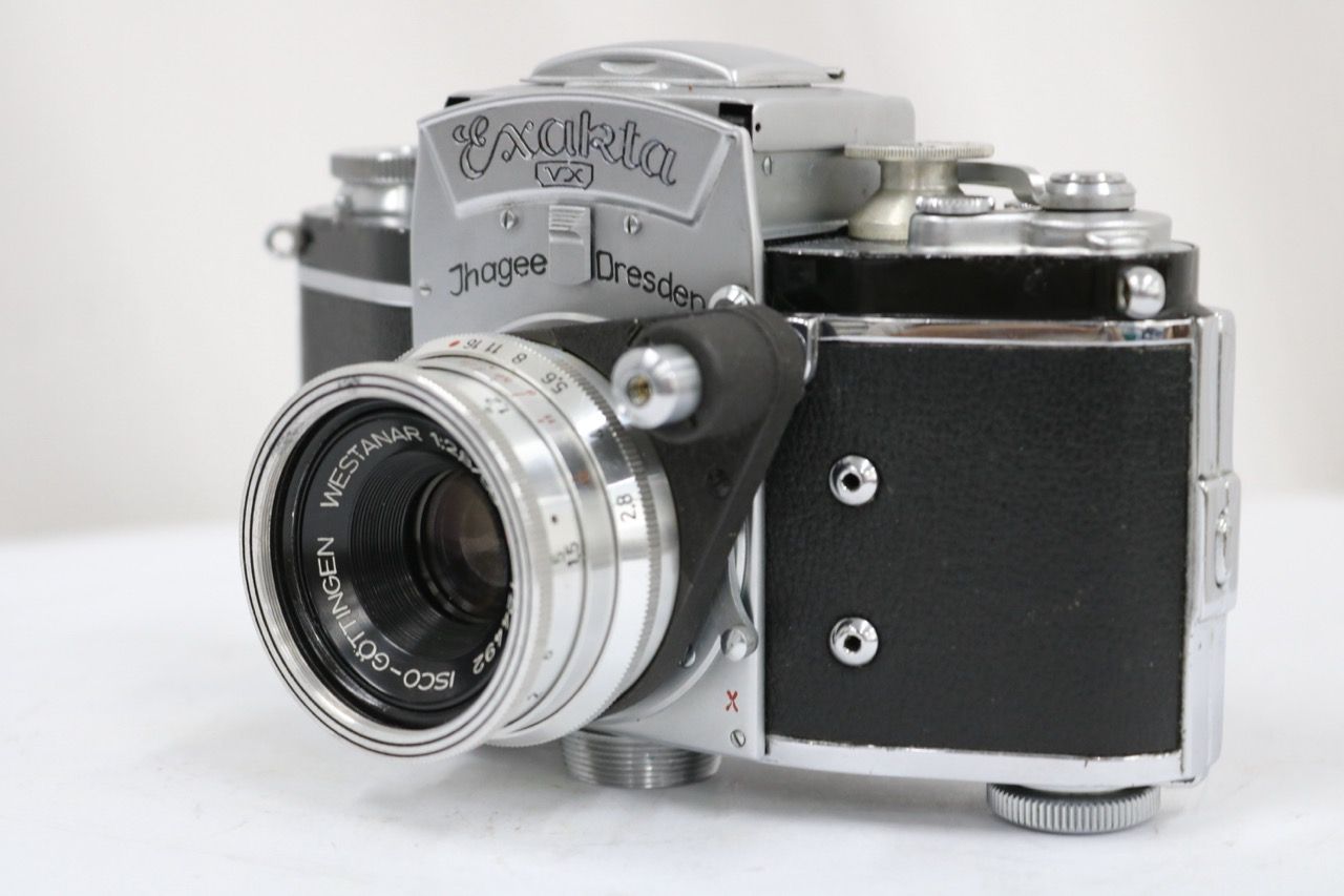 【訳あり品】 EXakta VX Jhagee Dresden ISCO-GOTTINGEN WESTANAR 50mm F2.8 C カメラ e13870