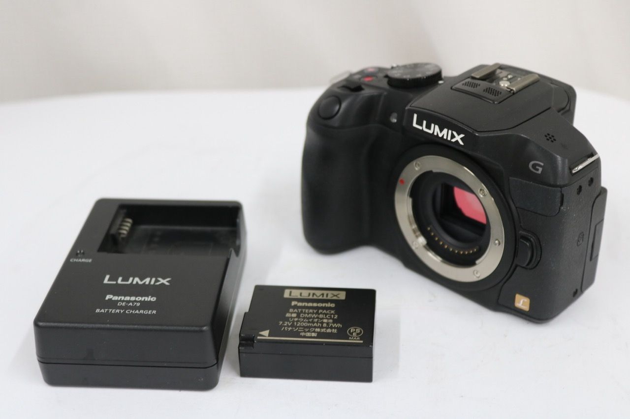 【返品保証】 パナソニック Panasonic LUMIX GDMC-G6 ブラック バッテリー チャージャー付き ボディ e13872