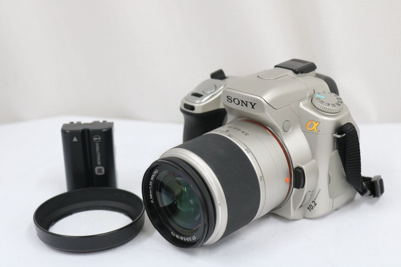 【返品保証】 ソニー Sony α300 シルキーゴールド DT 18-70mm F3.5-5.6 デジタル一眼 e13904 14,430円
