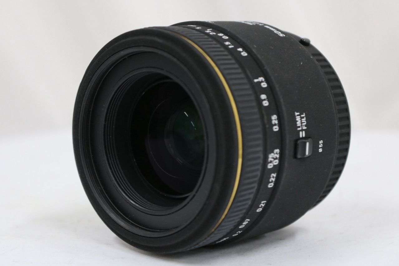 【返品保証】 シグマ Sigma EX DG MACRO 50mm F2.8 ペンタックスマウント レンズ e13916