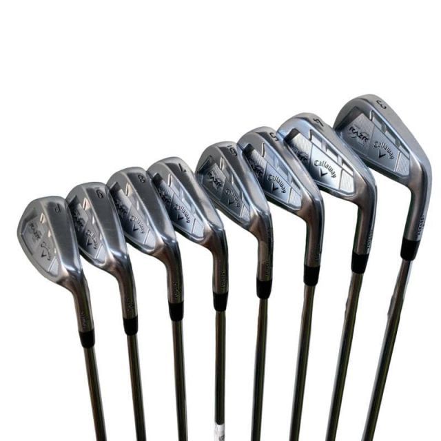 【中古】 キャロウェイ RAZR X FORGED 8S アイアンセット IR Dynamic Gold (フレックスS) メンズ 男性用 右利き 右用 Dランク ゴルフクラブ