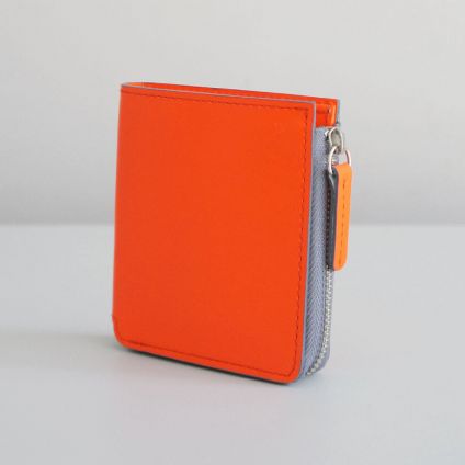 【新作 定価16,500円】タイドウェイ TIDEWAY コンパクト財布 二つ折り財布 ミニ財布 コインケース 小銭入れ 折り財布 ラウンドファスナー 札入れ カードケース 男女兼用 レザー 本革 ユニセックス 新品 7,425円