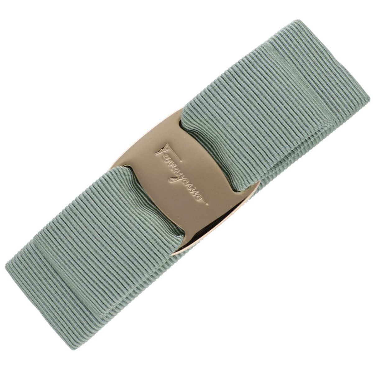中古】 Ferragamo フェラガモ ヴァラ リボンバレッタ ヘアクリップ